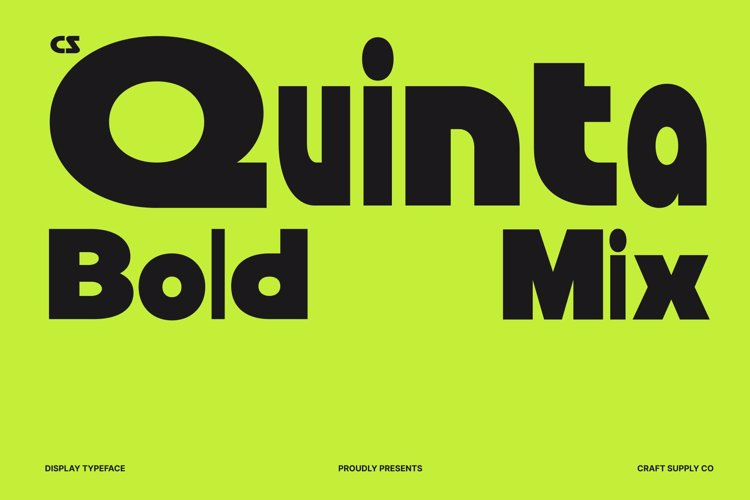 Preview of CS Quinta Mix Font