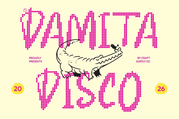 Preview of CS Damita Disco Font
