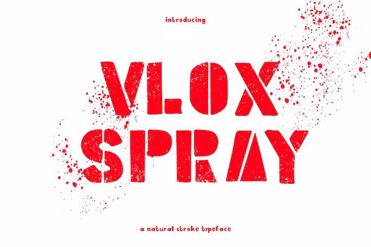 VLOXSPRAY Font