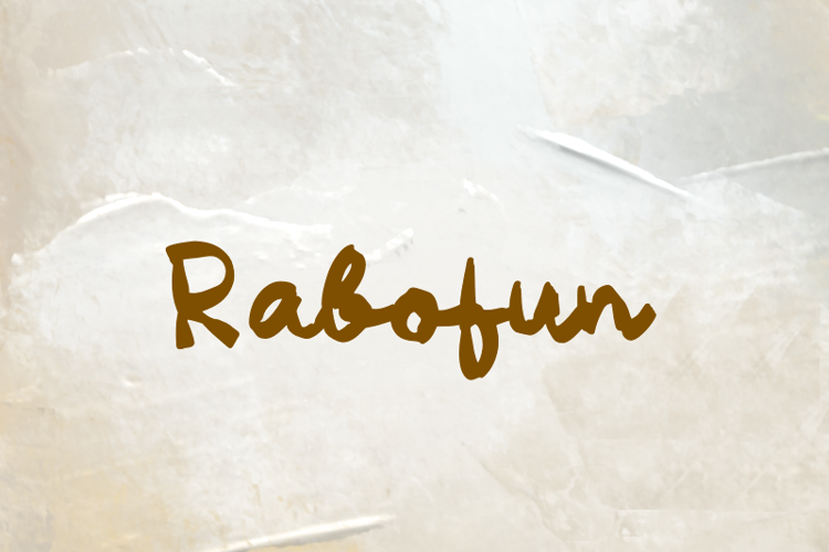 Rabofun Font