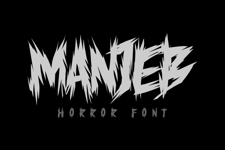 Preview of MANJEB Font