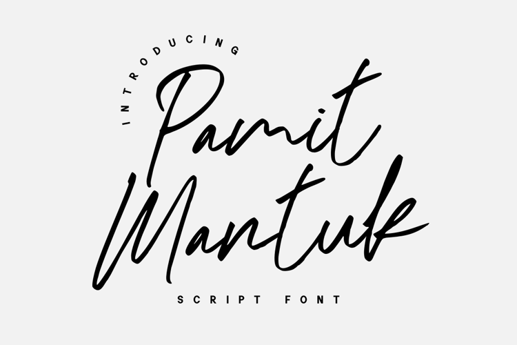 Pamit Mantuk Font