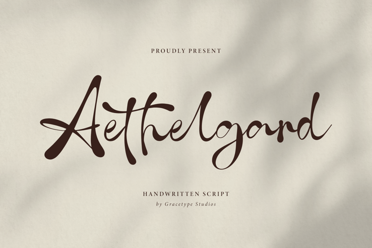 Preview of Aethelgard Font