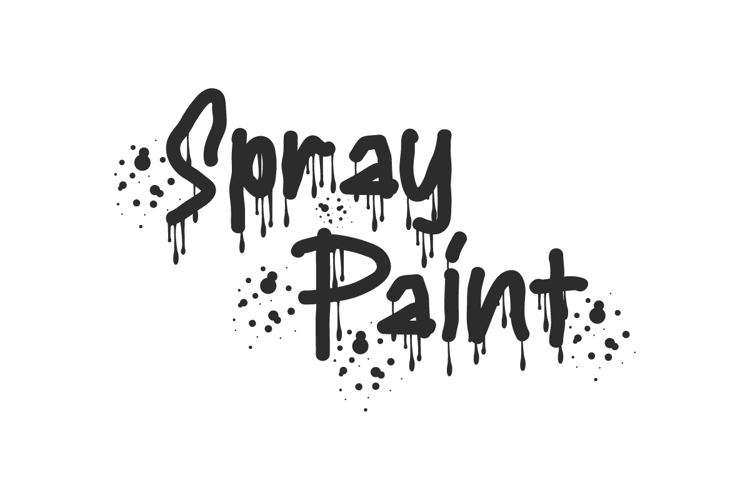 Spray Paint Font