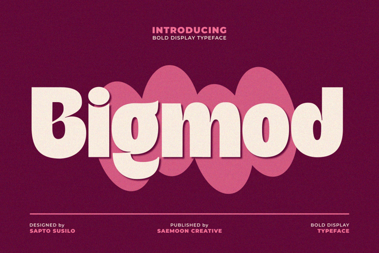 Preview of Bigmod Font
