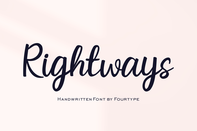 Rightways Font