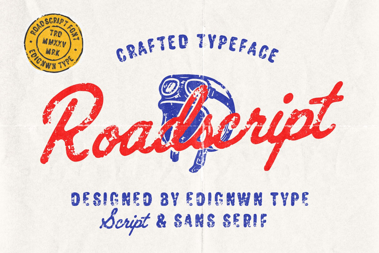 Preview of Roadscript Font
