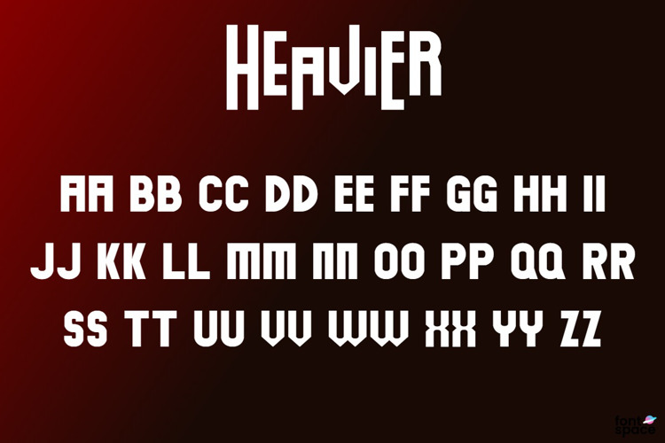 Heavier Font