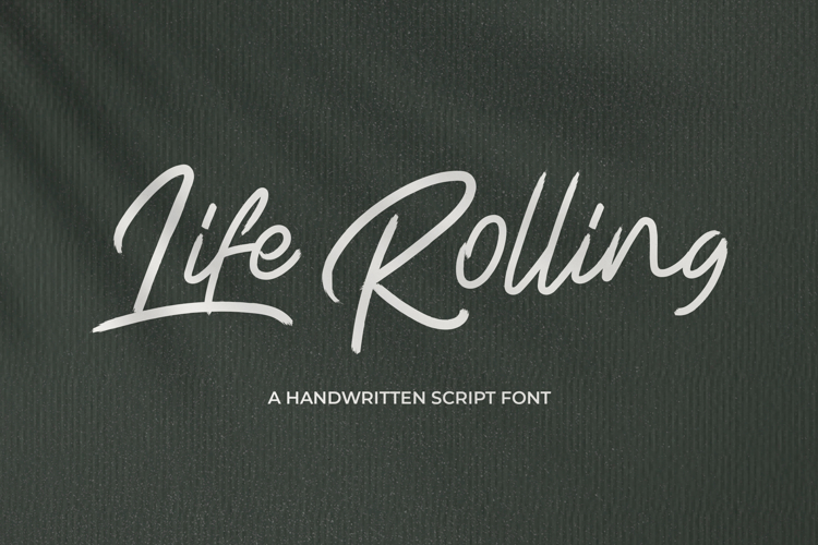 Life Rolling Font