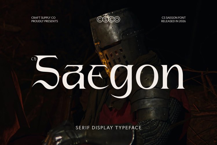Preview of CS Saegon Font