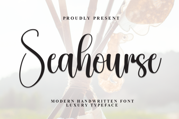 Preview of Seahourse Font