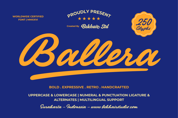 Preview of Ballera Font