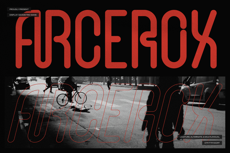 Preview of Arcerox Font