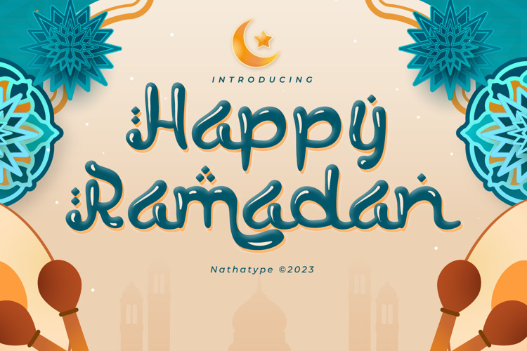 Happy Ramadan Font