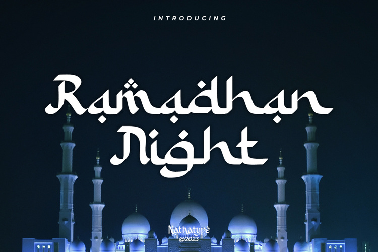 Ramadhan Night Font