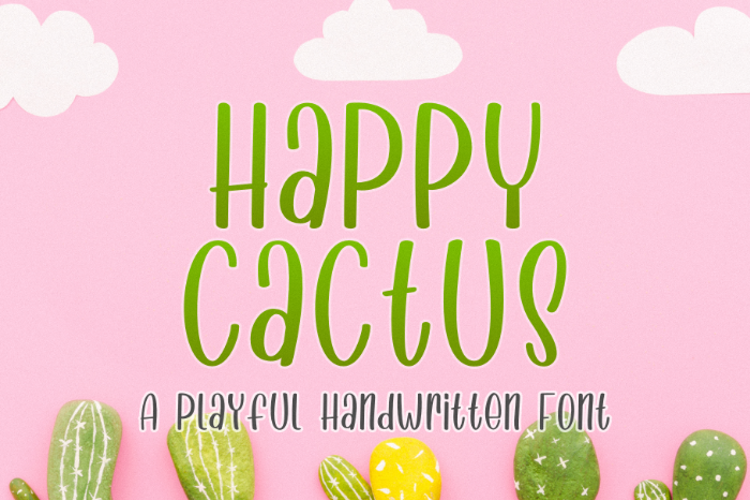 Happy Cactus Font