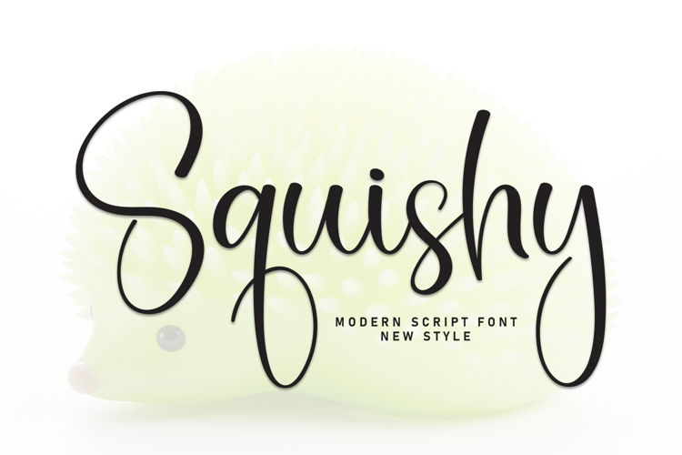 Preview of Squishy Font