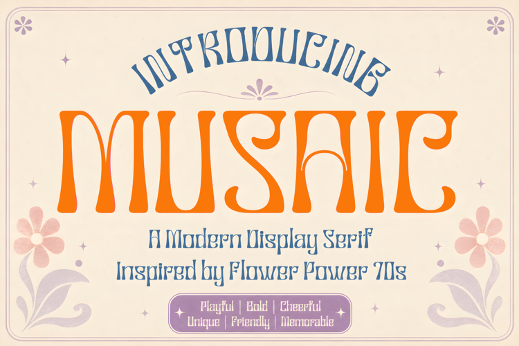 Preview of Musaic Font