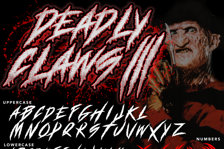 DEADLY CLAWS[ Font