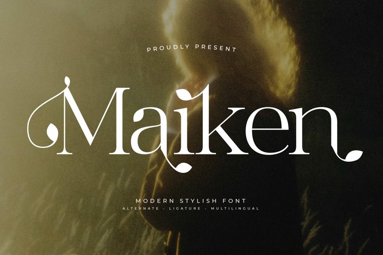 Preview of Maiken Font