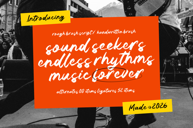 Preview of Sound Seekers Font
