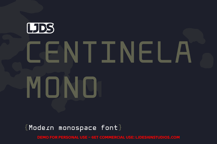 Preview of Centinela Mono Font