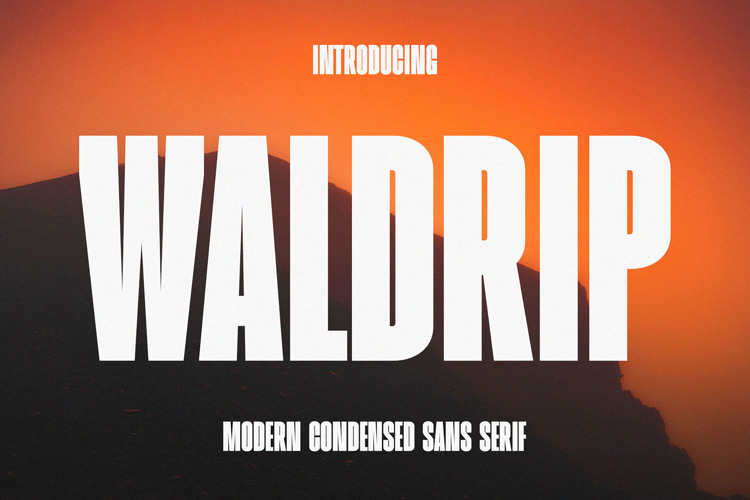 Preview of Waldrip Font