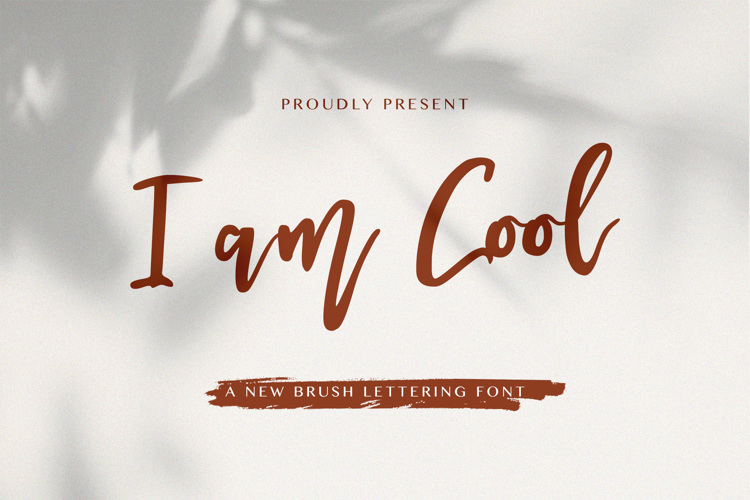 I am Cool Font