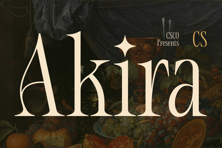 Preview of CS Akira Font