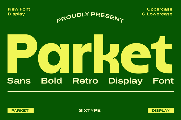Preview of Parket - Font