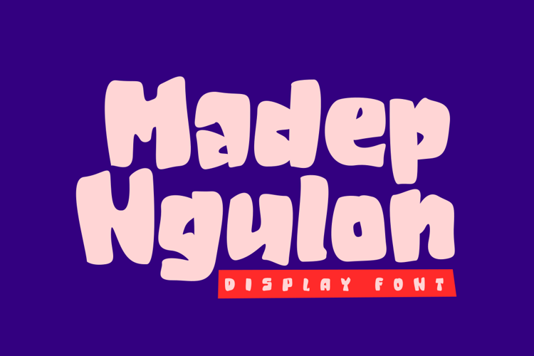 Preview of Madep Ngulon Font