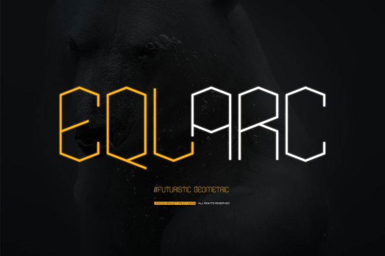 Preview of Eqlarc Font