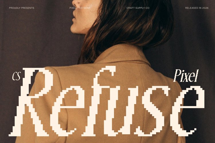 Preview of CS Refuse Pixel Font