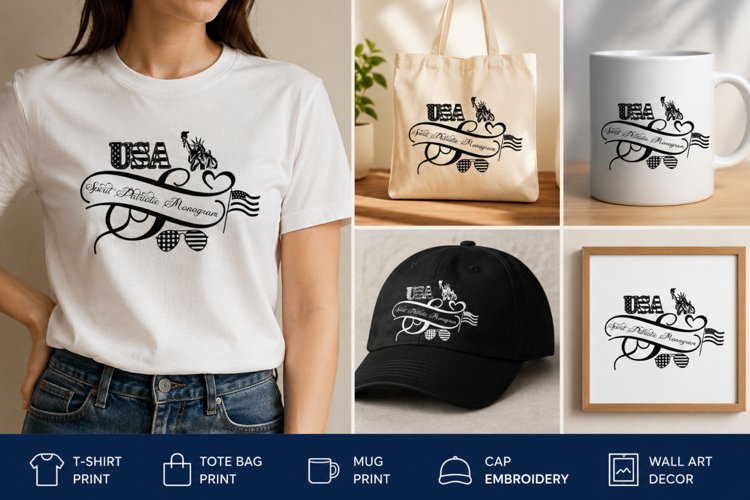 Preview of Spirit Patriotic Style Font