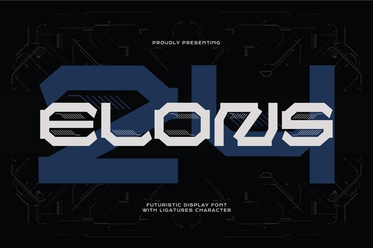 Preview of Elons Font
