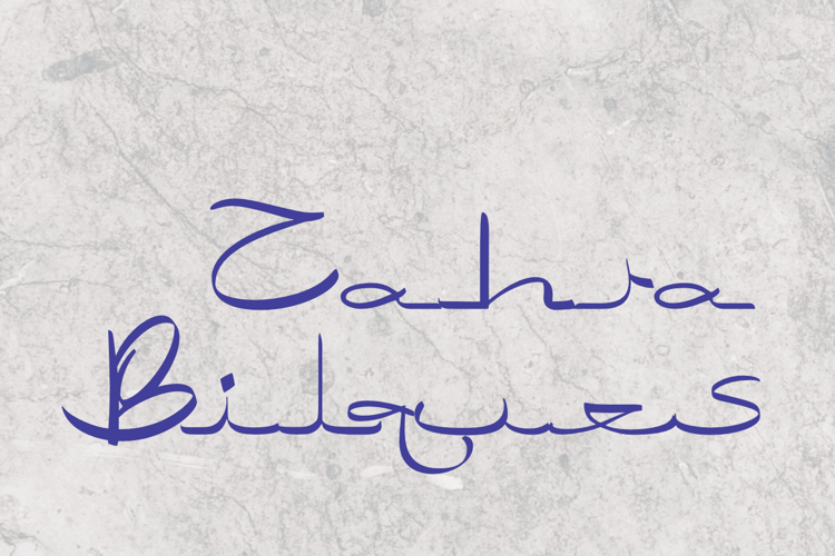 Preview of Zahra _ Bilques _ Freebie Font