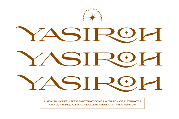 Yasiroh Font