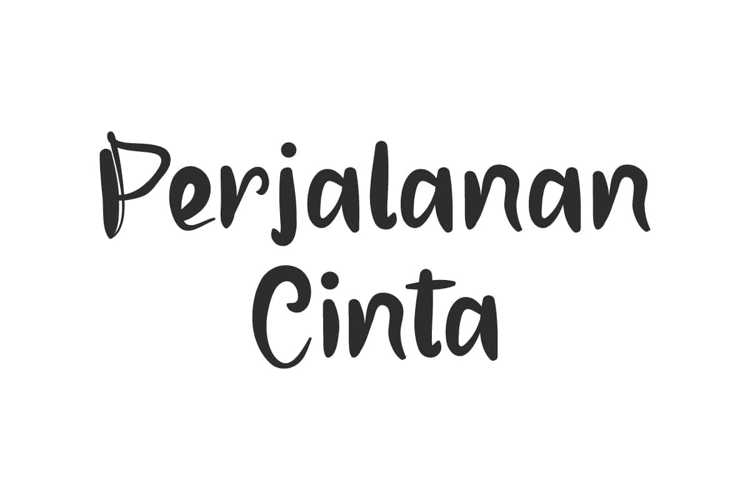 Perjalanan Cinta Font