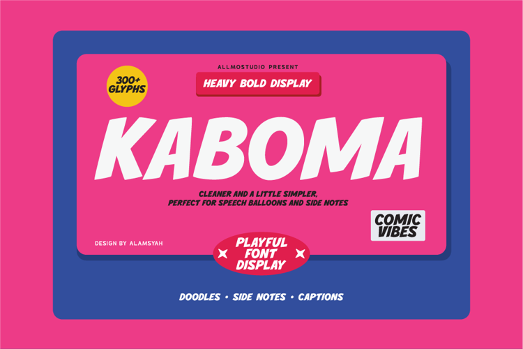 Preview of Kaboma Font