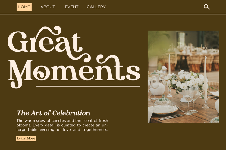 Preview of Algirae Font