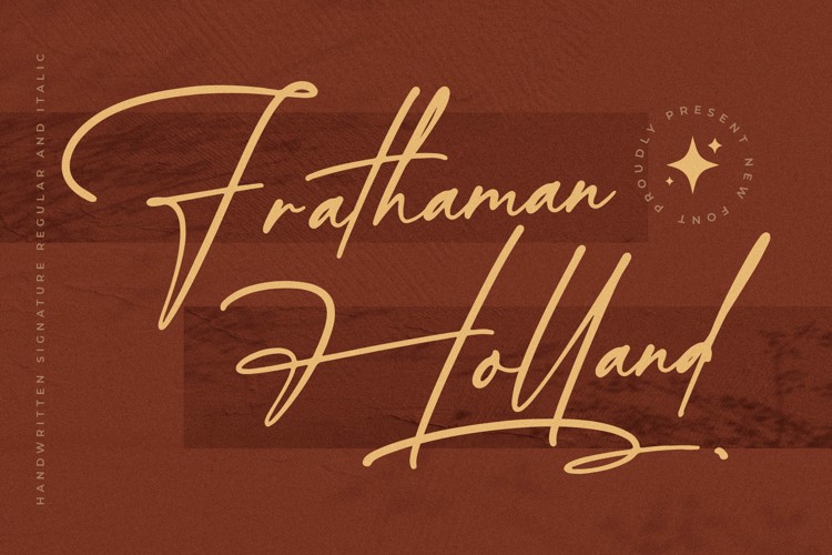 Frathaman Holland Font