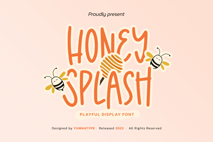 Honey Splash Font