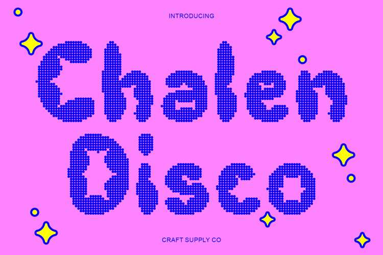 Preview of Chalen Disco Font