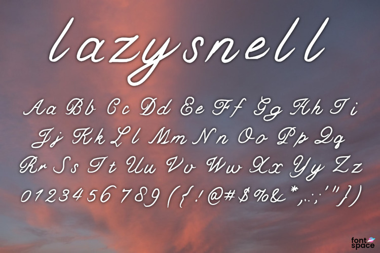lazysnell Font