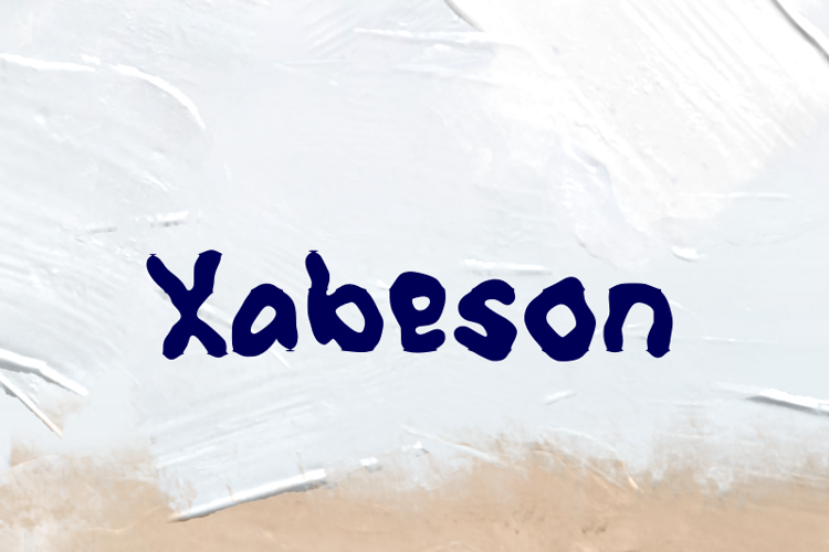 Preview of x Xabeson Font