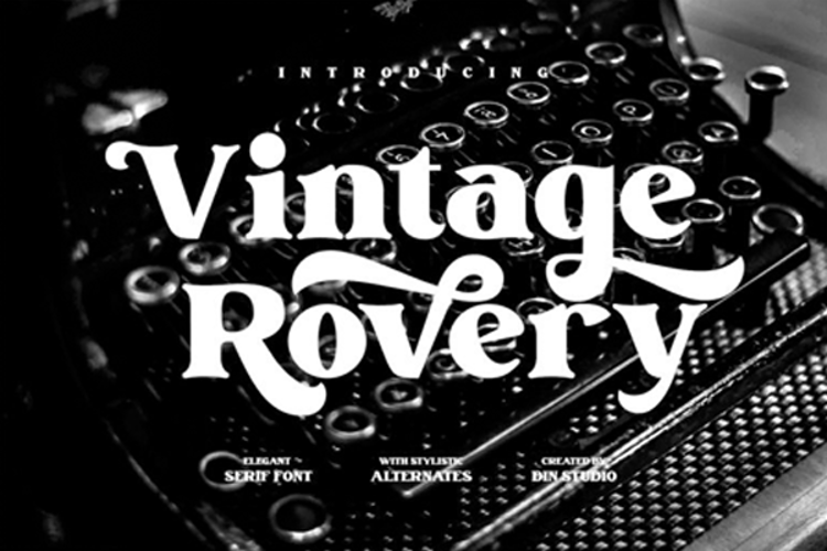 Vintage Rovery Font