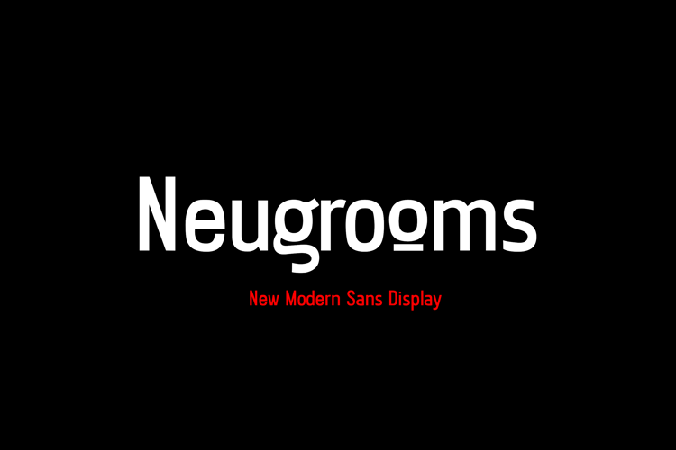 Neugrooms Font