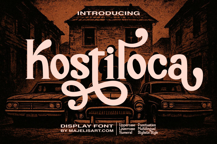 Preview of Kostiloca Font