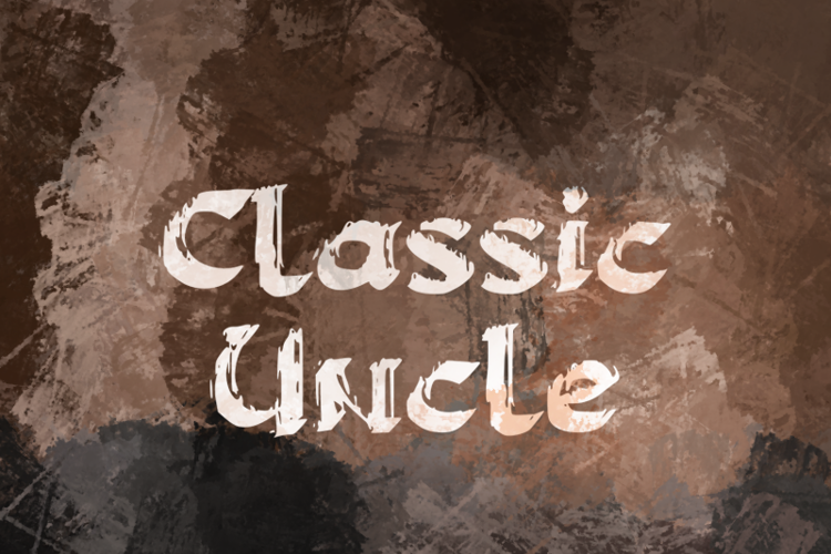 c Classic Uncle Font