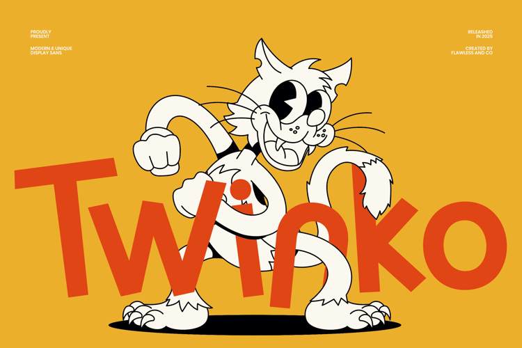 Preview of TWINKO Font